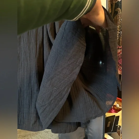 Free People Black Oasis Midi Dress - Picture 6 of 14